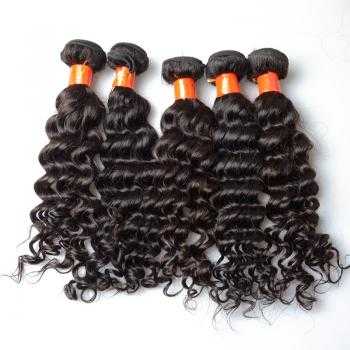 natural black Indian hair weav