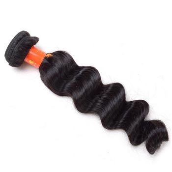6-28 inch Stock Virgin Hair Indian Loose Wave Hair Weaves