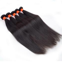 Wholesale Price Good Feedback Indian Virgin Hair Straight 5 Bundles